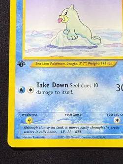Pokemon TCG Seel 81/105 1st Edition Common Neo Destiny VLP - Image 4