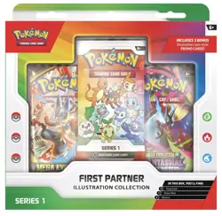 Pokemon TCG First Partner Illustration Collection Series 1 Promo Booster Box 20… - Image 1