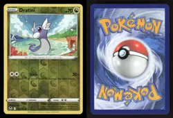 Dratini 129/195 Common Silver Tempest Pokemon Reverse Holo NM/M - Image 3