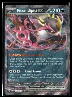 Pokemon TCG ME: Ascended Heroes #142/217 Fezandipiti ex - Image 1