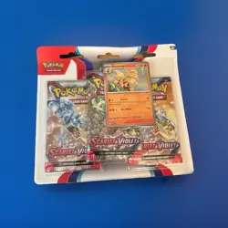 Pokemon TCG Scarlet and Violet 3-Pack Blisters - Image 1