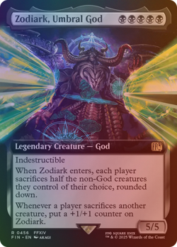 Zodiark, Umbral God - FIN #456 | FOIL | NM | MTG | EXTENDED ART - Image 1