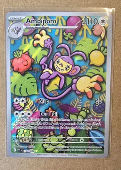 Ambipom 107/094 - Illustration Rare - Phantasmal Flames - Pokemon TCG - Image 1