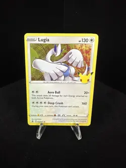 Lugia Pokemon TCG Holo Rare 022/025 Celebrations Basic 130HP English - Image 1