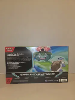 Pokemon TCG Venusaur Ex & Blastoise Ex Premium Collection Box Gamestop SEALED - Image 2