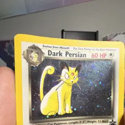 Pokemon TCG Dark Persian Wotc Promo 17/53 Holo English (DMG) - Image 2