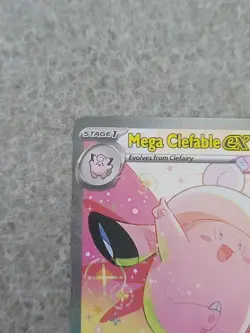 Mega Clefable ex 119/088 Holo Special Illustration Rare Perfect Order Pokemon NM - Image 3