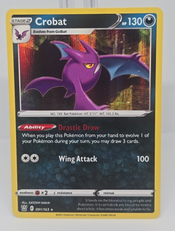 Pokemon - Crobat Holo - 091/163 - Reverse Holo Rare - Battle Styles - NM/M - Image 1