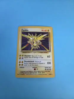 1999 Pokemon Base Set Zapdos Holo 16/102 Rare Vintage WOTC Clean 🔥 - Image 1