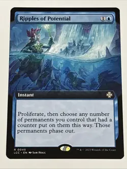 MTG Commander: The Lost Caverns of Ixalan Ripples of Potential Extended Art 0045 - Image 1