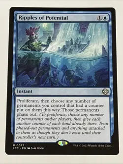 MTG Commander: The Lost Caverns of Ixalan Ripples of Potential 0077 NM Rare - Image 1