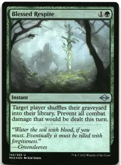 MTG Blessed Respite FOIL U Modern Horizons 2 150 LP - Image 1