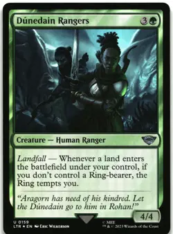 MTG Dunedain Rangers FOIL U Universes Beyond: The Lord of the Rings: Tales of Mi - Image 1