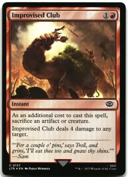 MTG Improvised Club FOIL C Universes Beyond: The Lord of the Rings: Tales of Mid - Image 1