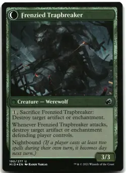 MTG Outland Liberator FOIL U Innistrad: Midnight Hunt 190 LP - Image 2