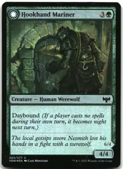 MTG Hookhand Mariner FOIL C Innistrad: Crimson Vow 203 LP - Image 2