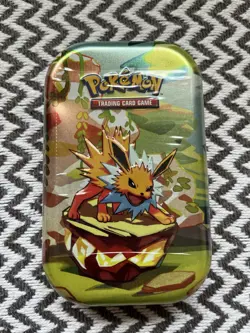 Pokemon Scarlet & Violet Prismatic Evolutions Mini Tin Jolteon New Sealed💥 - Image 1