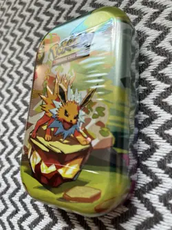 Pokemon Scarlet & Violet Prismatic Evolutions Mini Tin Jolteon New Sealed💥 - Image 3