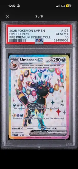Pokemon SV Promos Umbreon ex #176 PSA 10 & Blastoise V 001/020 PSA 10 2020 JP - Image 3