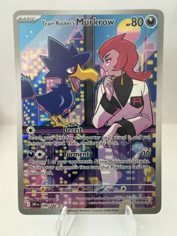 Pokemon TCG: Team Rocket's Murkrow 200/182 Sv10 Destined Rivals - Image 1