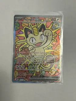 Pokemon Meowth ex 121/088 ENGLISH Perfect Order SIR 🔥PACK FRESH MINT🔥 - Image 1