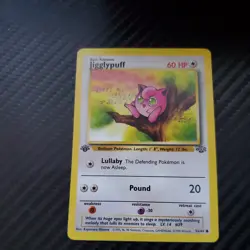 1999 Pokemon Jigglypuff Jungle 1st Edition 54/64 Mint Condition (NM) - Image 1
