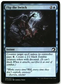 MTG Flip the Switch FOIL C Innistrad: Midnight Hunt 54 LP - Image 1