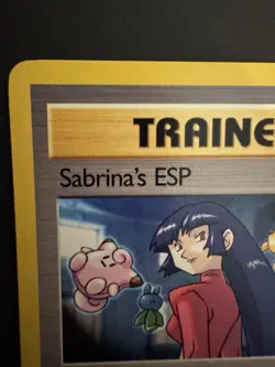 Pokemon 1st Edition Sabrina’s ESP 117/132 Gym Challenge WOTC NM - Image 2