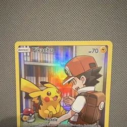 Pokemon Pikachu Secret Rare Full Art Holo Sm-Cosmic Eclipse 241/236 HP 70 - Image 5