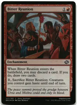 MTG Bitter Reunion FOIL C The Brothers' War 127 LP - Image 1