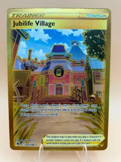 Jubilife Village 212/189 Secret Rare Astral Radiance Pokemon Near Mint - Image 1