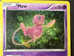 The Pokemon Company Mew 29/124 Fates Collide Holo Rare 50 HP 2016 English - Image 5