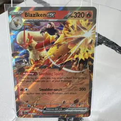 The Pokemon Company Blaziken ex 024/159 Sv09 Holo Double Rare Stage 2 HP320 EN - Image 1