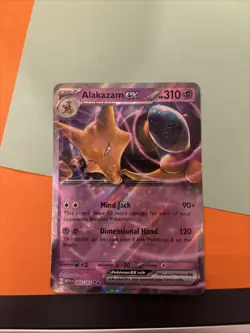 Pokemon TCG Alakazam EX S&V 151 Mint Condition Double Rare - Image 1