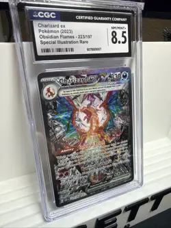 Pokemon 2023 SV Obsidian Flames Charizard EX #223/197 CGC 8.5 - Image 1