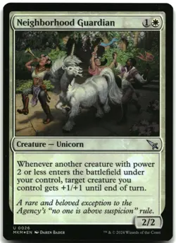 MTG Neighborhood Guardian FOIL U Murders at Karlov Manor 26 LP - Image 1