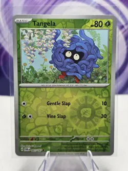 Pokemon TCG Tangela 001/167 Sv06: Twilight Masquerade Reverse Holo NM - Image 1