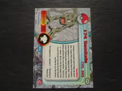 1999 Topps Pokemon Rainbow Foil #74 Geodude Holo Blue Logo Series 1 TV 1st ** - Image 2