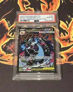 PSA 10 MEGA CHARIZARD X EX 23 POKEMON TCG BLACK STAR PROMO CHARIZARD UPC - Image 1