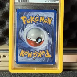 INVERTED BACK ERROR Pikachu Pokemon 2007 P5 Pop Series English 12/17 PSA 5 BLEED - Image 2
