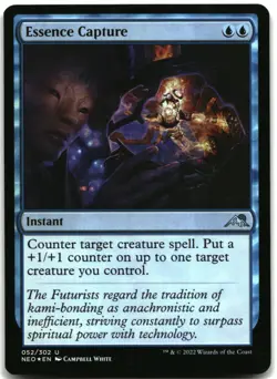 MTG Essence Capture FOIL U Kamigawa: Neon Dynasty 52 LP - Image 1