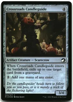 MTG Crossroads Candleguide FOIL C Innistrad: Midnight Hunt 253 LP - Image 1