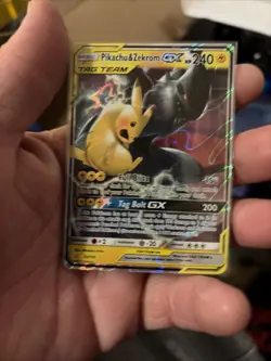 Pokemon Pikachu & Zekrom GX 33/181 Sm-Team Up Ultra Rare Holo English TAG TEAM - Image 1