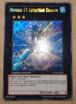 Yu-Gi-Oh! Number 17: Leviathan Dragon Ct08-En001 Limited Edition - Image 1