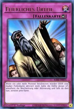 Yu Gi Oh! Solemn Judgment RA02-EN075 Super Rare - Image 1