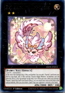 Epurrely Happiness AMDE-EN014 Rare 1st Edition Near Mint Yu-Gi-Oh! TCG Card - Image 1
