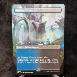 MTG Watery Grave (Borderless) R Ravnica Remastered 301 2024 English - Image 1