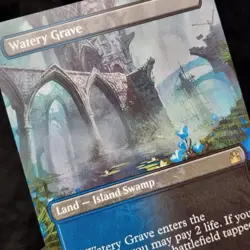 MTG Watery Grave (Borderless) R Ravnica Remastered 301 2024 English - Image 3