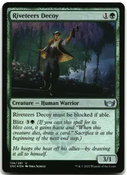 MTG Riveteers Decoy FOIL U Streets of New Capenna 156 LP - Image 1