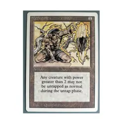 MTG Meekstone 4th Edition Old Border Artifact Lightly Played Rare Vintage - Image 1